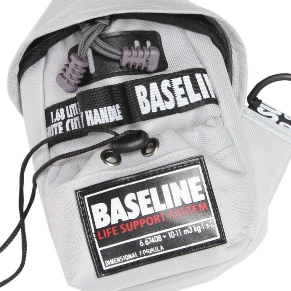 Sling Chest Bag Crossbody BASELINE Men Women Gray - Picture 2 of 8